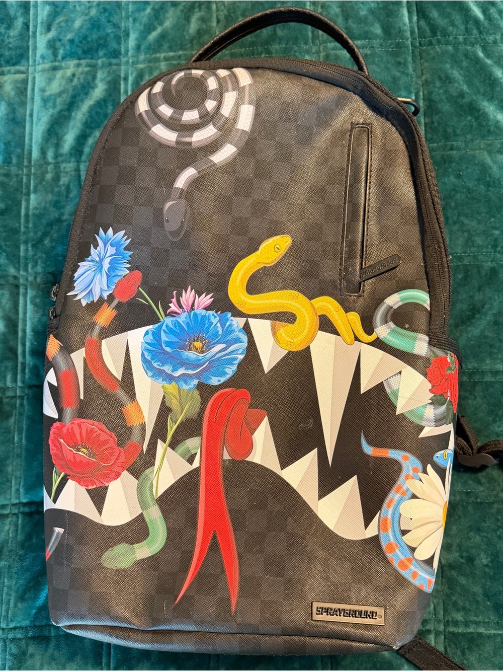 Sprayground JARDIN D'EDEN BACKPACK black Floral & Snake Print Backpack